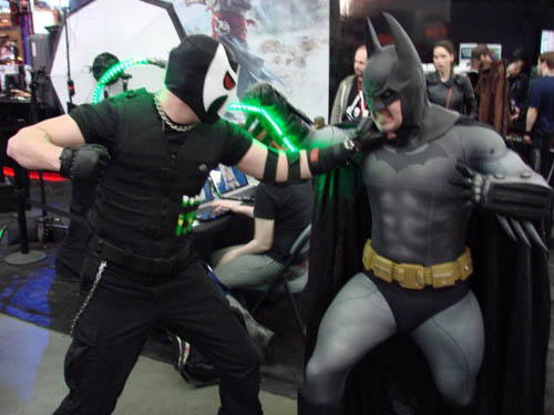 Pax East 2013 Cosplay Batman vs Bane