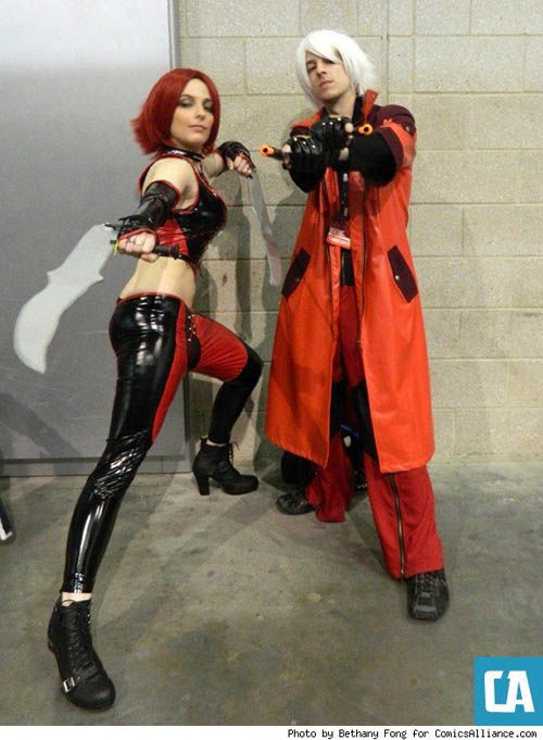 Pax East 2013 Cosplay Blood Rayne and Dante