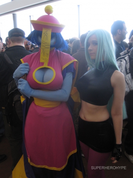 Pax East 2013 Cosplay Darkstalkers Hsien Ko and Morrigan