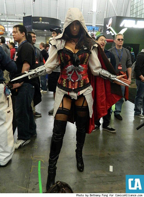 Pax East 2013 Cosplay Female Ezio from Assassins Creed