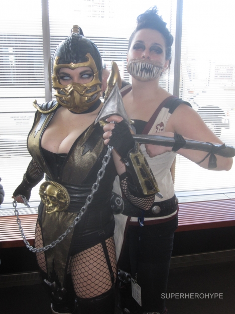 Pax East 2013 Cosplay Female Scorpion and Baraka