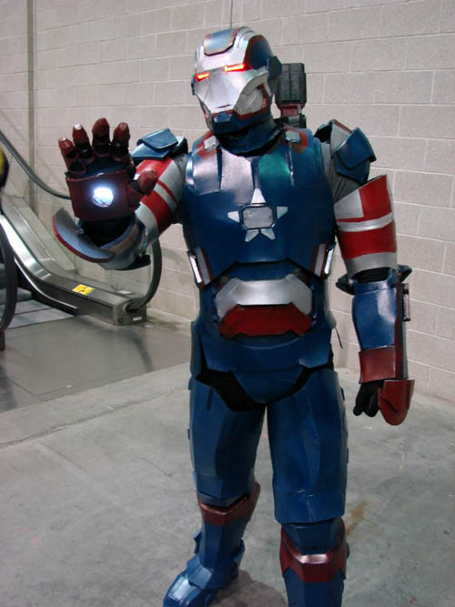 Pax East 2013 Cosplay Iron Patriot from Iron Man 3