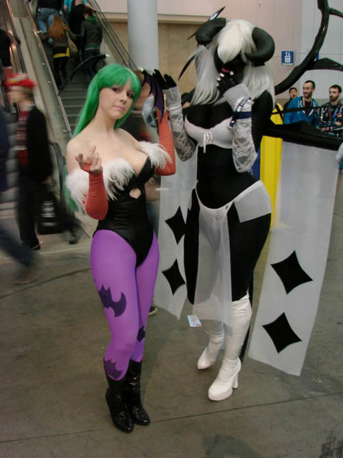 Pax East 2013 Cosplay Morrigan from Darkstalkers