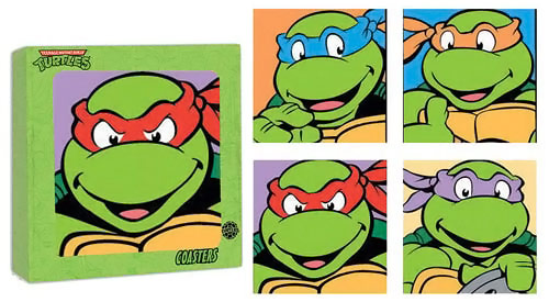 TMNT Glass coasters