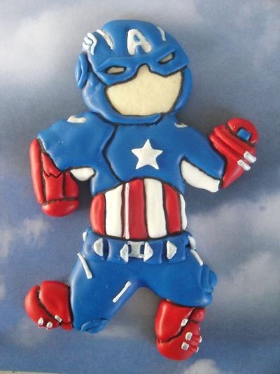 Captain America cookie