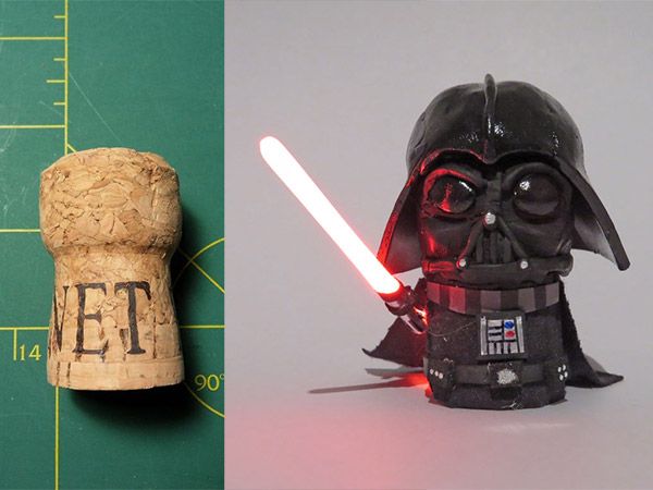 Darth Vader Champagne Cork