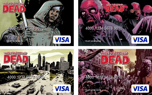 Walking Dead Visa Cards
