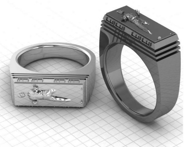 Han Solo Carbonite Ring