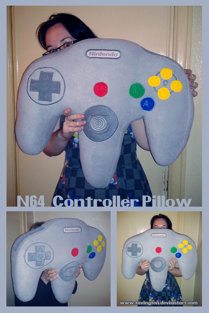 n64 controller pillow by tavington