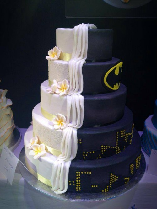 Batman wedding cake