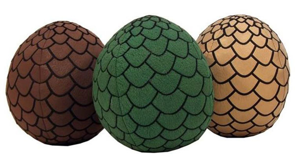 Game of Thrones Plush Dragon Egg Set