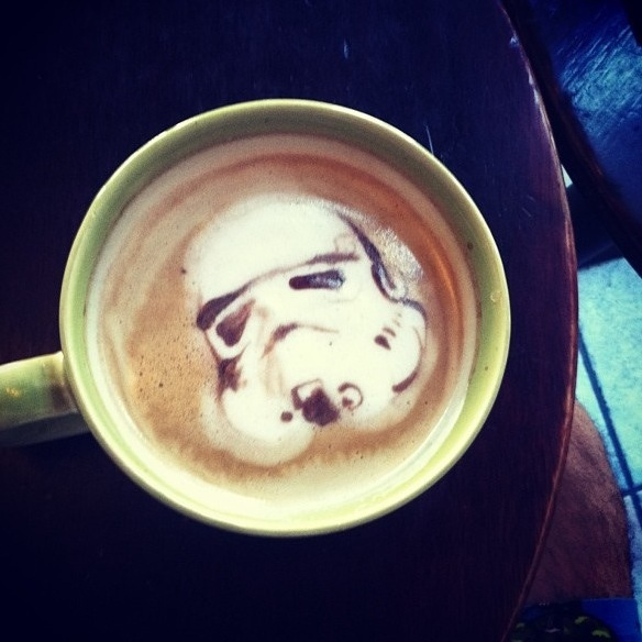 Star Wars Latte