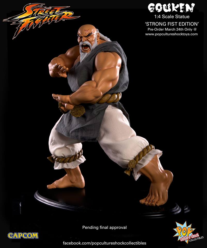 Street Fighter Gouken Strong Fist Statue 013