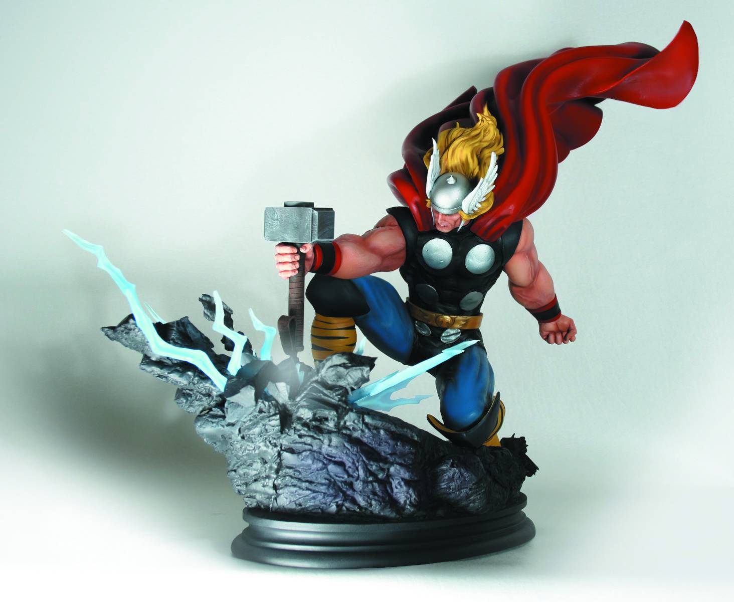 Thor Smashing Hammer Statue