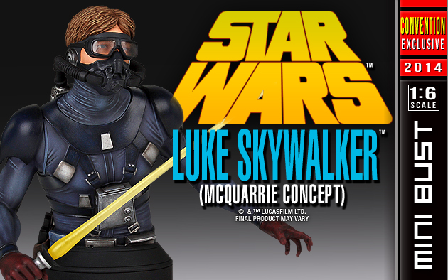 SDCC Luke Skywalker Concept Mini Bust 012