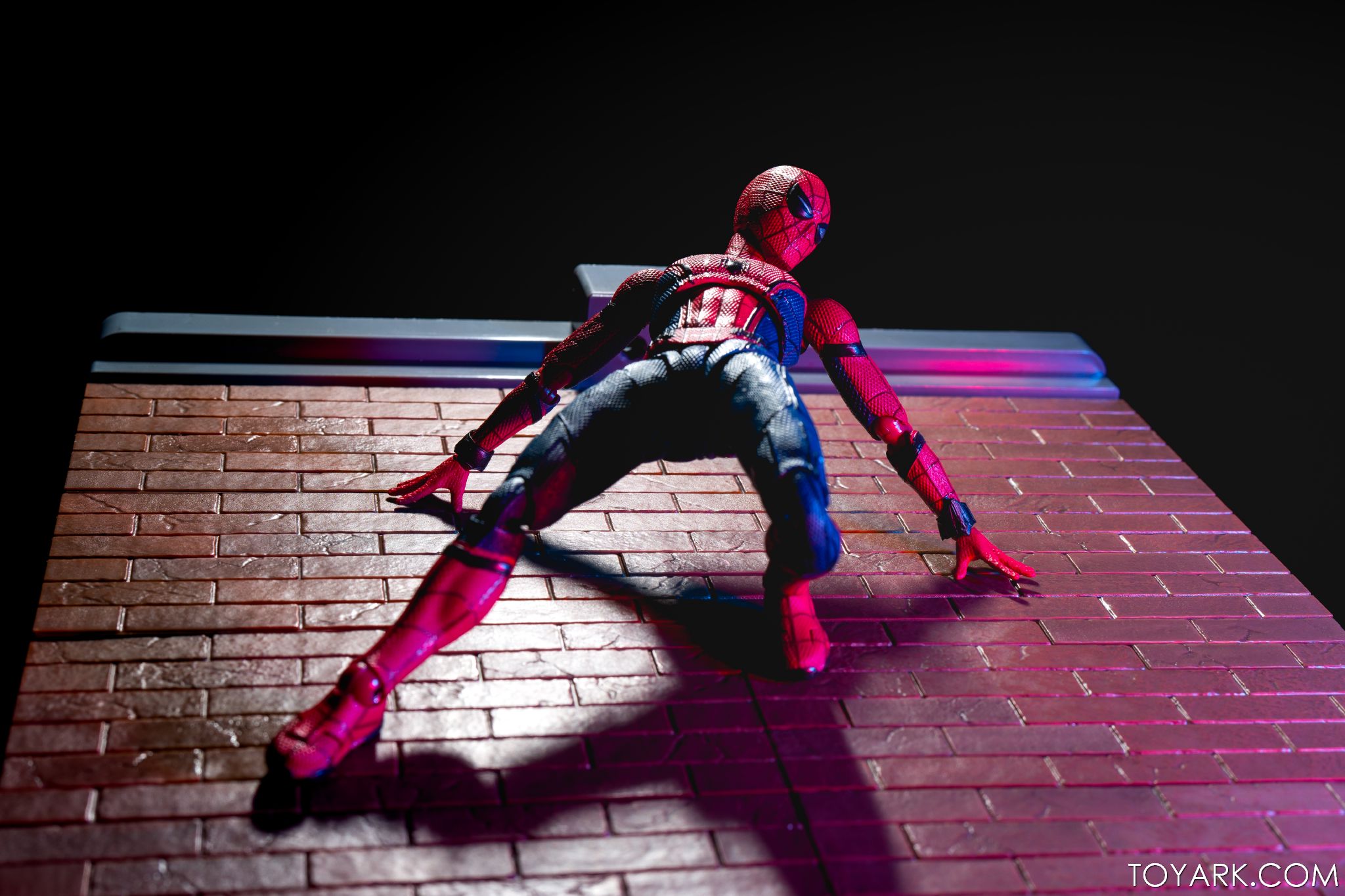 2021最新のスタイル Bandai Tamashii Nations Figuarts Spider-Man (Homemade  Suit) Optional Act Wall Set Action Figure