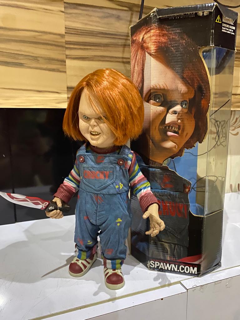 Child's Play 2 CHUCKY 12 Figure McFarlane Toys Movie Maniacs Doll Bride of  NEW!