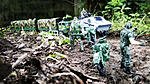 Military truck, APC, Toy soldiers