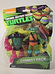 TMNT NEW 2016 Figure Mutagen Man/Leonardo and Michelangelo/Fishface Combat Pack