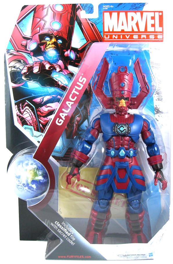 Marvel Universe 3.75
Exclusives
SDCC2010
Galactus (Blister Card)