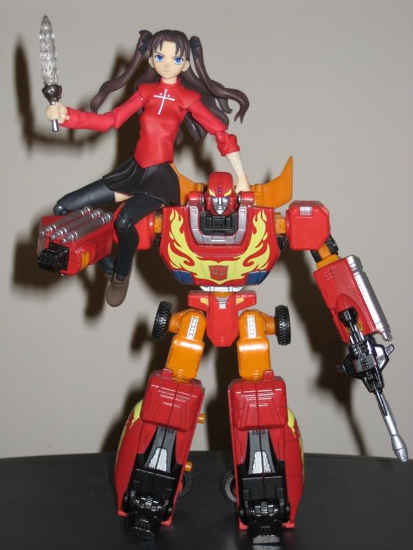 Tohsaka Rin and Rodimus Prime 1