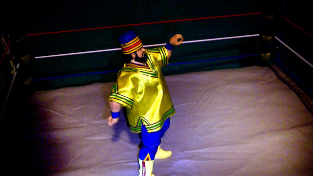 Akeem the African Dream busts a move!