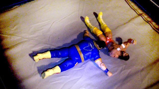 Akeem misses his patented 747 Splash!