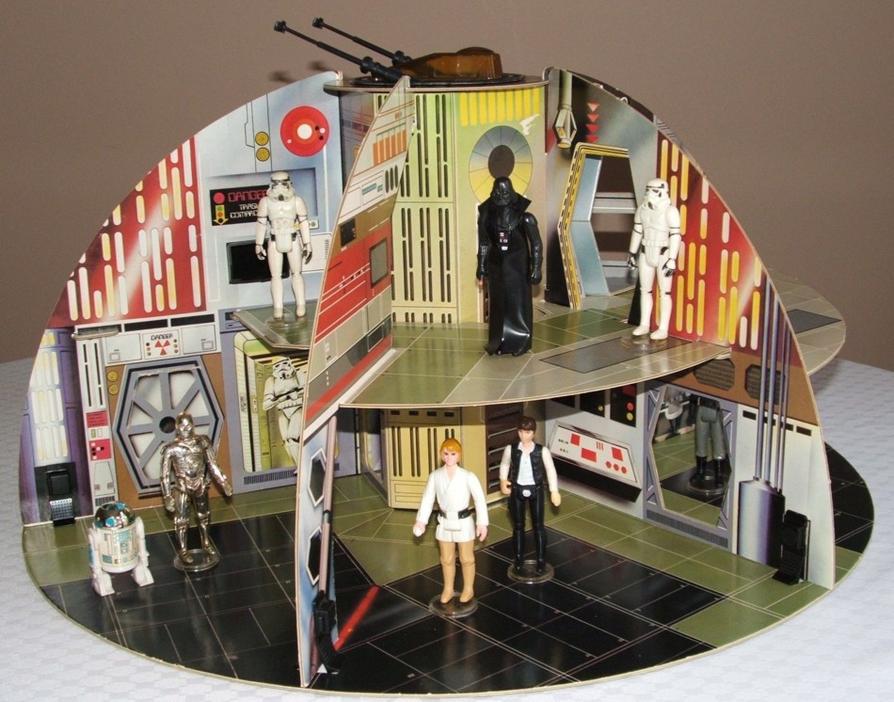 Death Star playset by Kenner/Toltoys.