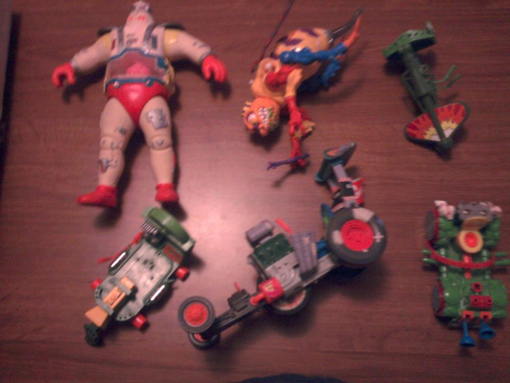 Teenage Mutant Ninja Turtles mini vehicles 3: Asking $30 plus $10 S&H (3 pics total). I will entertain best offers.