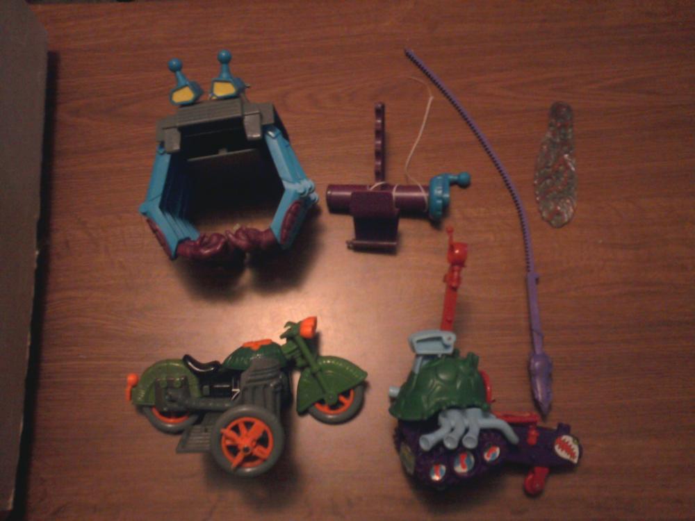 Teenage Mutant Ninja Turtles mini vehicles 2: Asking $30 plus $10 S&H (3 pics total). I will entertain best offers.