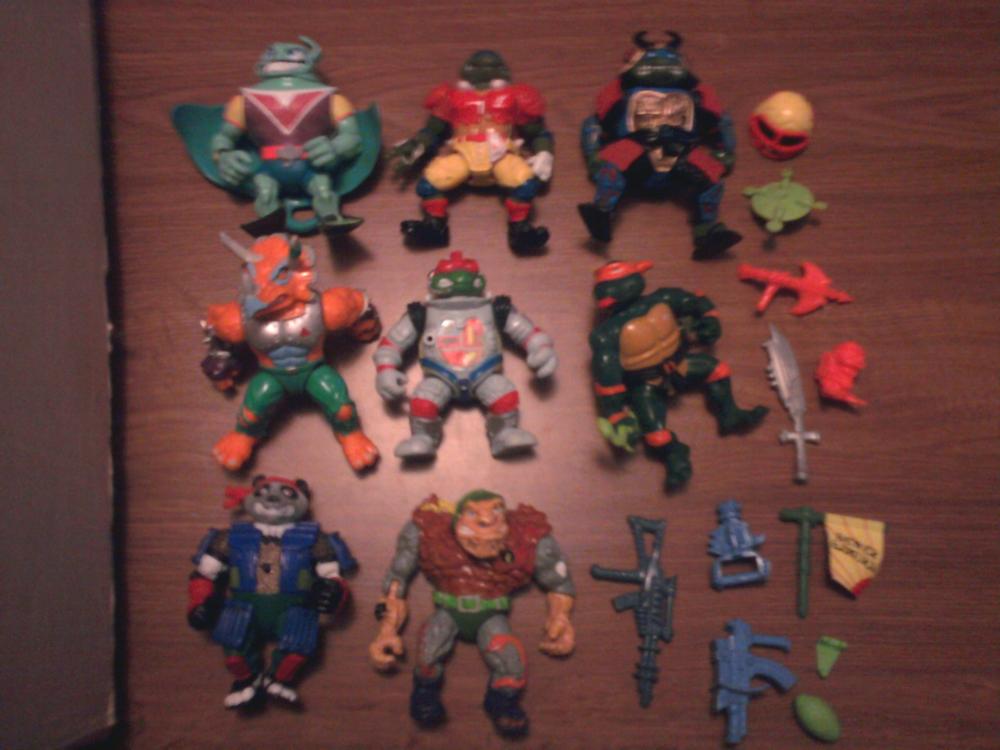 Teenage Mutant Ninja Turtles Figures 3: Asking $70 plus $10 S&H (6 pics total). I will entertain best offers.
