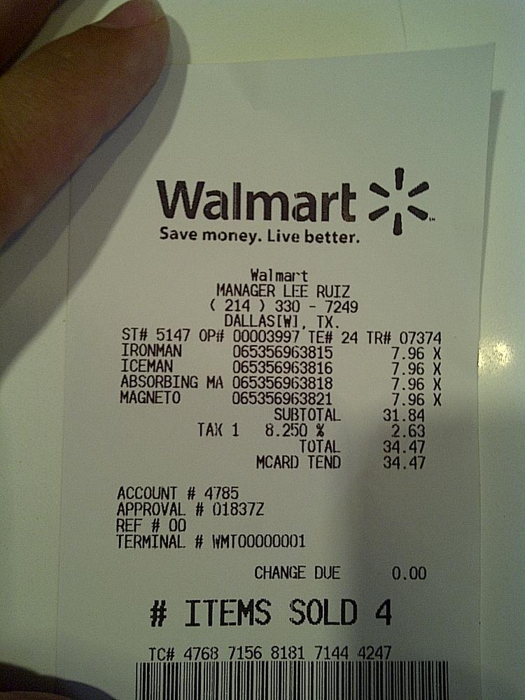receipt