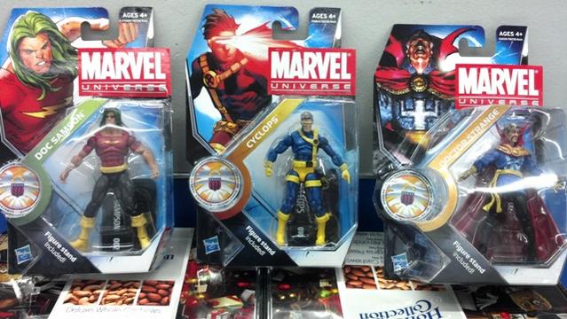 MU Samson (running change), Cyclops (Jim Lee ver.) & Dr. Strange (normal)