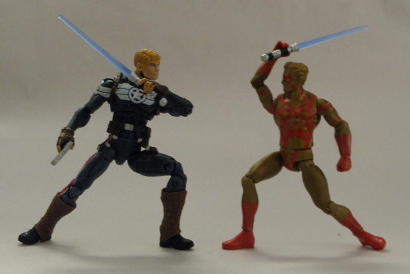 capt vs capt using light sabers to duel to the death!!!