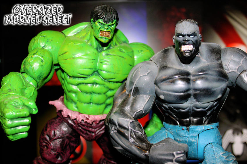 Green Hulk and Ultimate Hulk