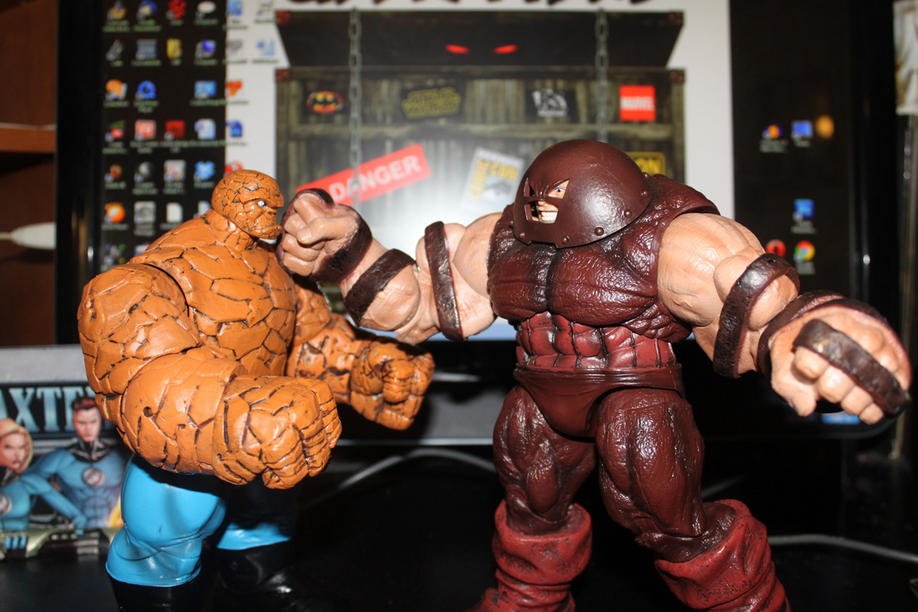Juggernaut vs The Thing - "About to knock your block off".