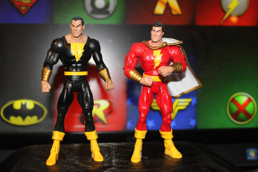 Shazam and Black Adam