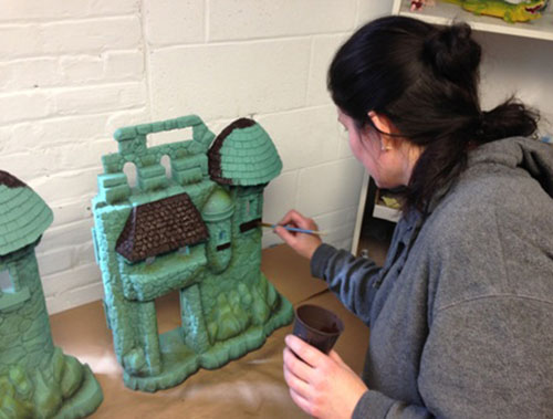 Painting Castle Grayskull