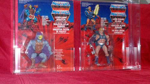 Laser Light Skeletor and Laser Light He Man