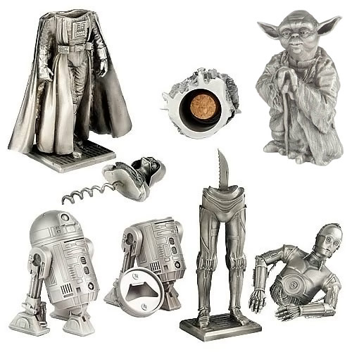 Star Wars Pewter Barware Set