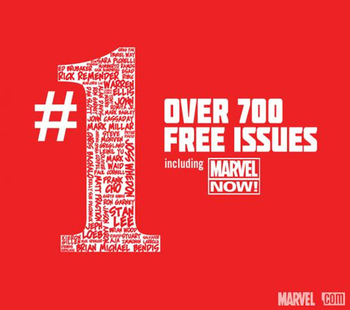 Marvel 700 Free Issues