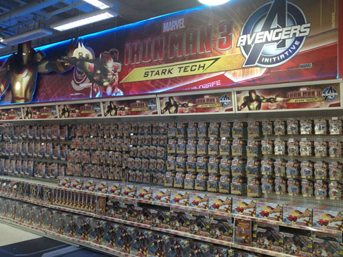 Iron Man 3 Toys R Us Display