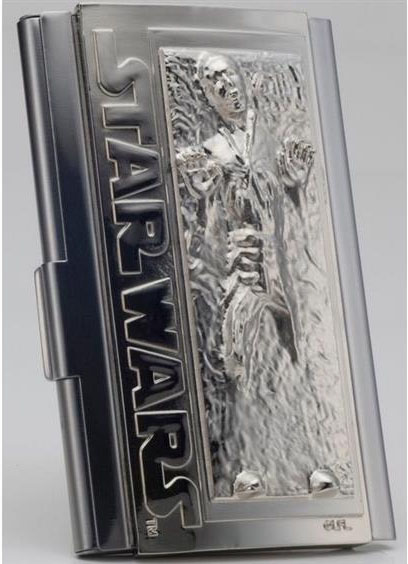 Han Solo Carbonite Business Card Holder