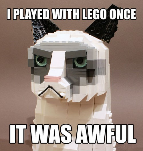 Grumpy Cat Lego