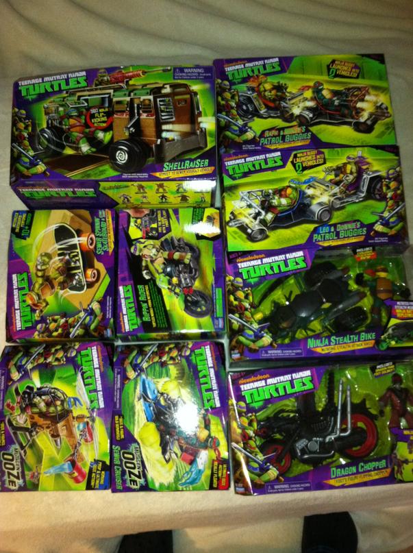 All the vehicles