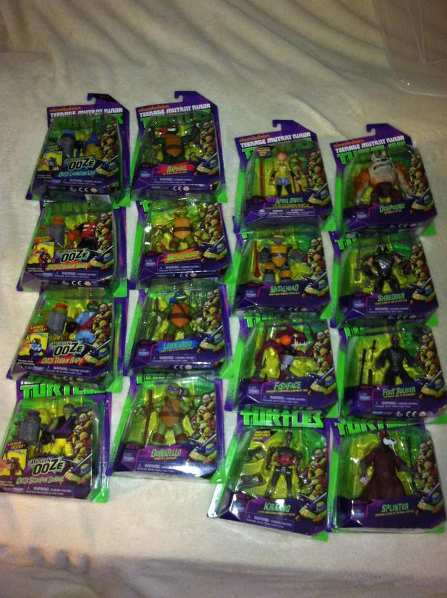 All the figures (Snakeweed/ Baxter Stockman/ Leatherhead will be here in a week waiting on delivery)