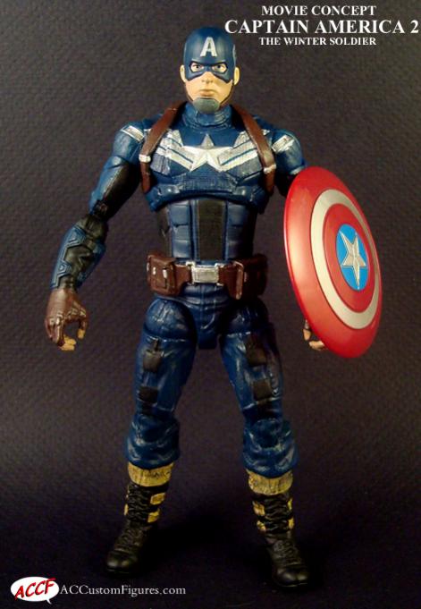 Captain America 2 The Winter Soldier Movie Custom Figure
