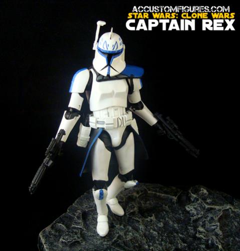 Custom 6" Black Series Captain Rex Figure
