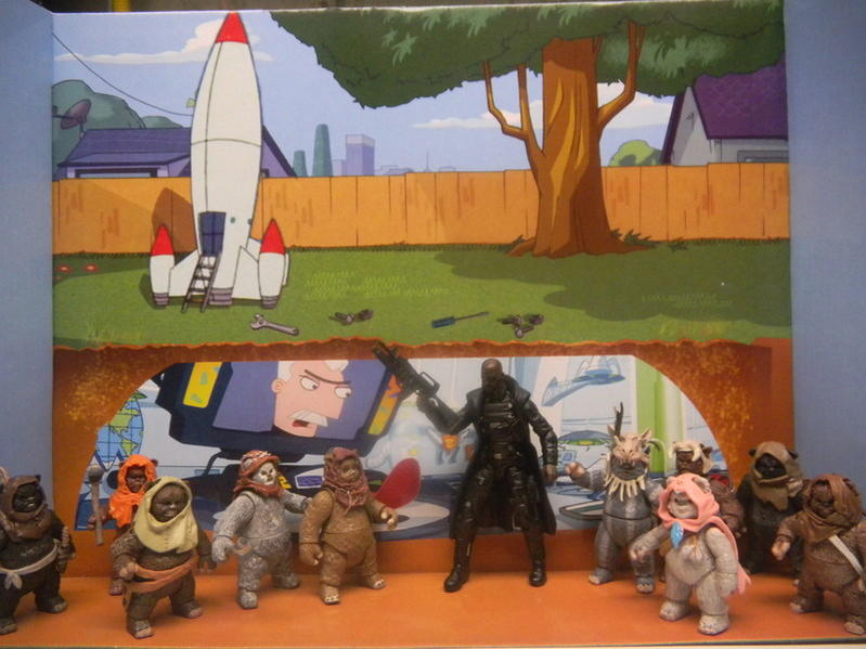 Nick Fury demands these "Mudda Fuggin Ewoks get out of this Mudda Fuggin base."