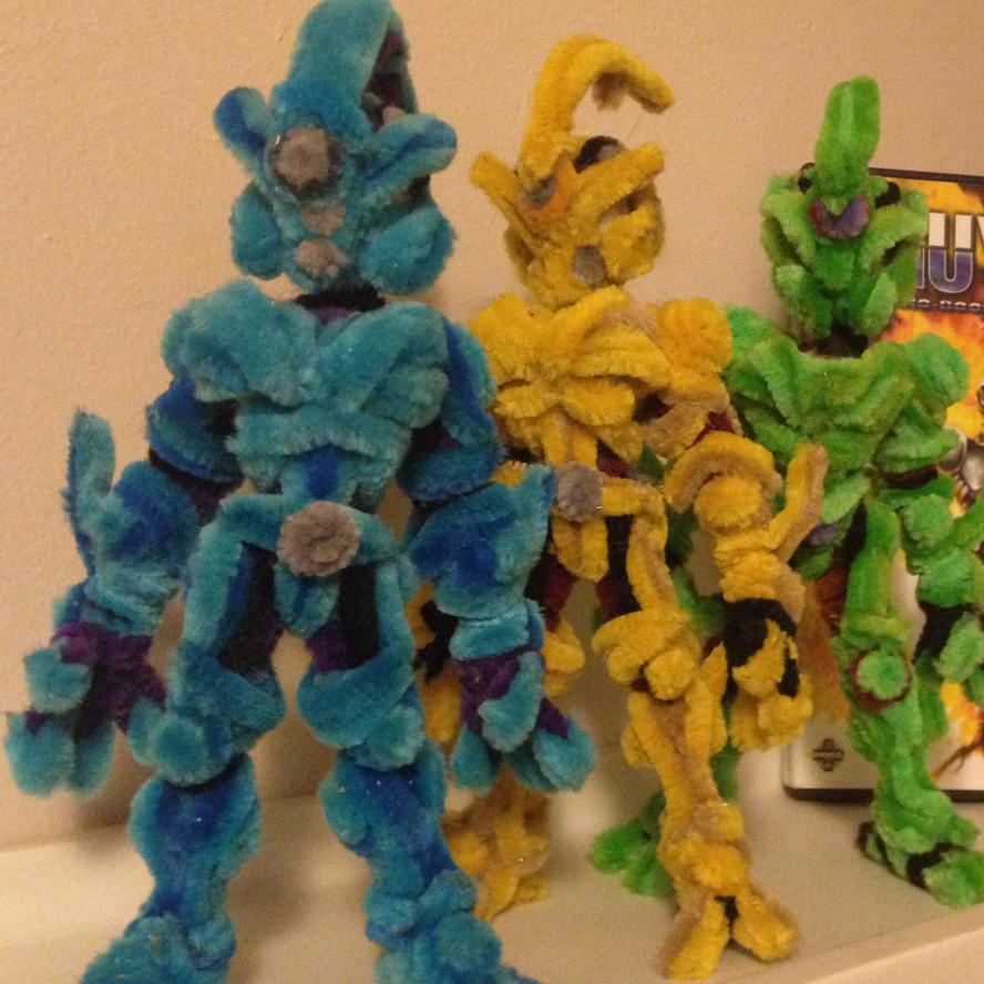 Guyver I(Sho). Guyver II(Lisker). False Guyver